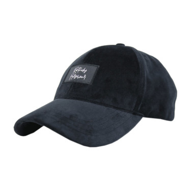 Baseballpet Fluweel Sammy Kentucky Zwart