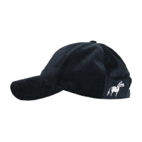 Baseballpet Fluweel Sammy Kentucky Zwart