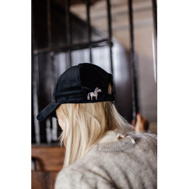 Baseballpet Fluweel Sammy Kentucky Zwart Baseballpet Fluweel Sammy Kentucky Zwart