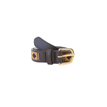 Handgemaakte Parelriem Kentucky Goud