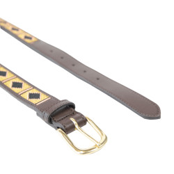 Handgemaakte Parelriem Kentucky Goud