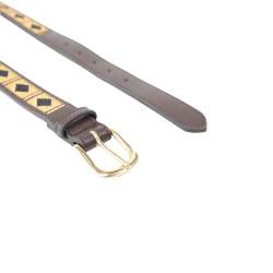 Handgemaakte Parelriem Kentucky Goud