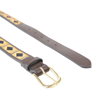 Handgemaakte Parelriem Kentucky Goud