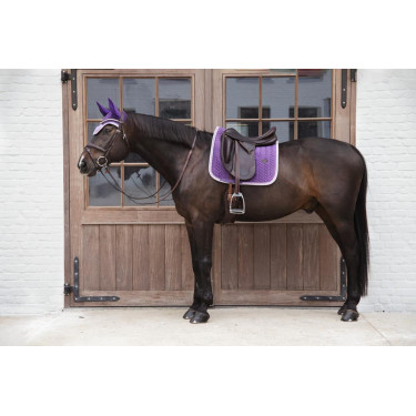 Bonnet Wellington Fluweel Contrast Kentucky Koninklijk mauve Violet
