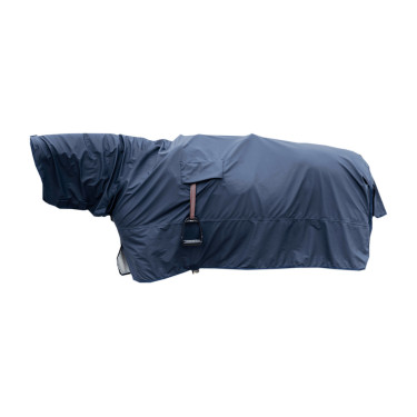 Paardenregenjas Hurricane met beugelgaten Kentucky Marine Marineblauw