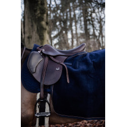 Zadeldeken Vierkant Heavy Fleece Kentucky Marine Marineblauw