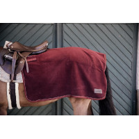 Couvre-reins Carré Heavy Fleece Kentucky Bordeaux
