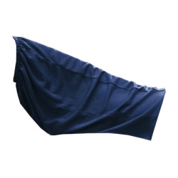 Polarfleece halsbeschermer voor paarden Kentucky Marine Marineblauw