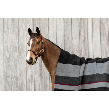 Droogdeken Ruit Heavy Stripes Kentucky Zwart Droogdeken Ruit Heavy Stripes Kentucky Zwart