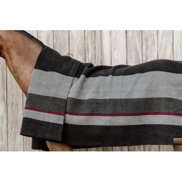 Droogdeken Ruit Heavy Stripes Kentucky Zwart Droogdeken Ruit Heavy Stripes Kentucky Zwart