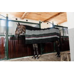 Droogdeken Ruit Heavy Stripes Kentucky Zwart