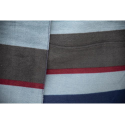 Droogdeken Ruit Heavy Stripes Kentucky Marine Marineblauw