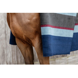 Droogdeken Ruit Heavy Stripes Kentucky Marine Marineblauw