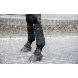 Zwarte Elastische Band Kentucky Zwart