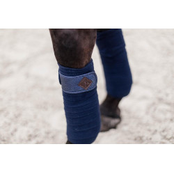 Polo Bandages Polar Fleece Glitter Kentucky Marine Marineblauw Polo Bandages Polar Fleece Glitter Kentucky Marine Marineblauw