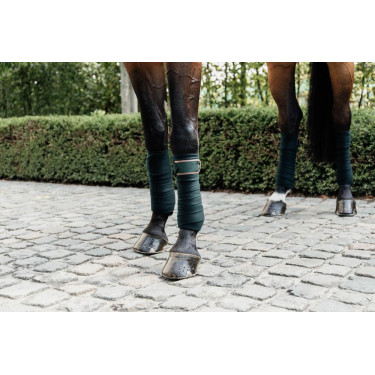 Polo bandages Polar Fleece Kentucky Donkergroen