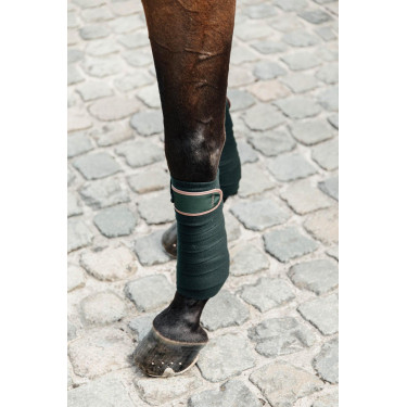 Polo bandages Polar Fleece Kentucky Donkergroen