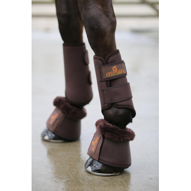 Gesloten peesbeschermers 3D Spacer Kentucky Bruin Gesloten peesbeschermers 3D Spacer Kentucky Bruin