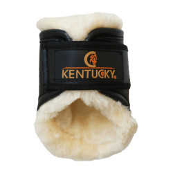 Gesloten peesbeschermers Leer achter kort Kentucky Zwart