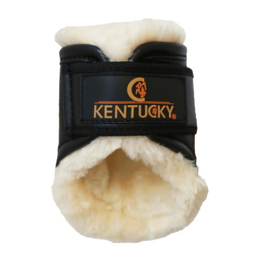 Gesloten peesbeschermers Leer achter kort Kentucky Zwart