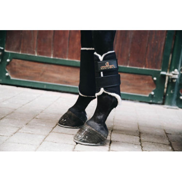 Gesloten voorste Solimbra beenbeschermers Kentucky Zwart