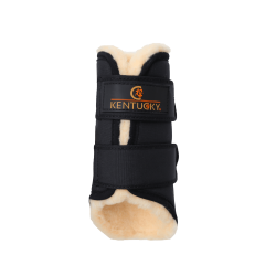 Gesloten voorste Solimbra beenbeschermers Kentucky Zwart