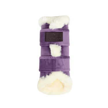 Gesloten peesbeschermers Velvet Contrast Kentucky Koninklijk mauve Violet