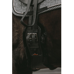 Afneembare schapenvacht voor korte anatomische singel Kentucky Zwart