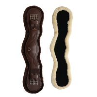 Korte anatomische singel schapenvacht Kentucky Bruin