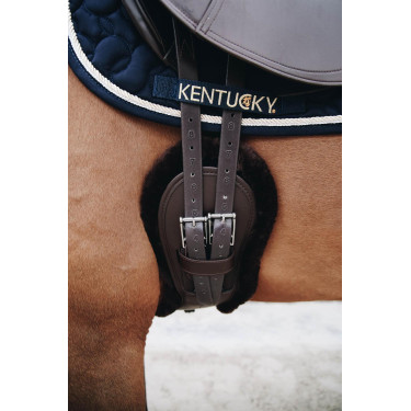 Korte anatomische singel schapenvacht Kentucky Bruin Korte anatomische singel schapenvacht Kentucky Bruin