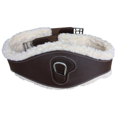 Anatomische singel schapenvacht Privilege Equitation Bruin