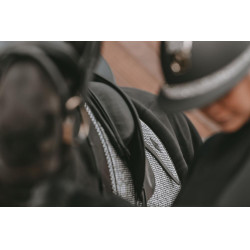 Dressuursingelpad Pied-de-poule Kentucky Zwart