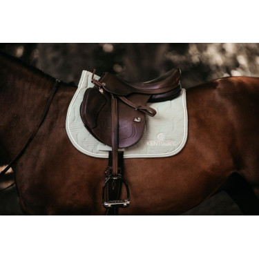 Zadeldek Color Edition Leather jumping Kentucky Munt Groen
