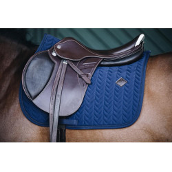 Zadeldoek Fishbone jumping Kentucky Marine Marineblauw Zadeldoek Fishbone jumping Kentucky Marine Marineblauw