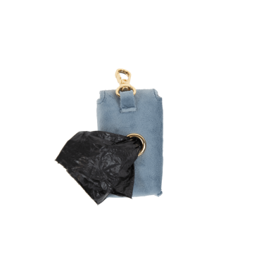 Poepzakje Carré Velvet Kentucky Lichtblauw Poepzakje Carré Velvet Kentucky Lichtblauw