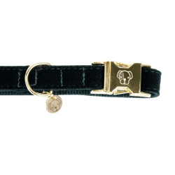 Hondenhalsband Corduroy Kentucky Donkergroen