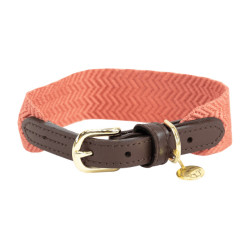 Halsband voor honden Jacquard Kentucky Terracotta Oranje Halsband voor honden Jacquard Kentucky Terracotta Oranje