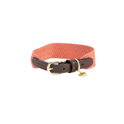 Halsband voor honden Jacquard Kentucky Terracotta Oranje