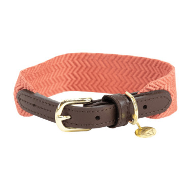 Halsband voor honden Jacquard Kentucky Terracotta Oranje Halsband voor honden Jacquard Kentucky Terracotta Oranje