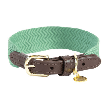 Halsband voor honden Jacquard Kentucky Olijfgroen Halsband voor honden Jacquard Kentucky Olijfgroen