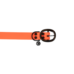 Halsband voor honden Soft Rubber Kentucky Neon oranje