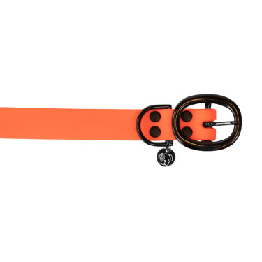 Halsband voor honden Soft Rubber Kentucky Neon oranje