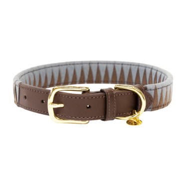 Halsband voor hond Driehoek Kentucky Bruin