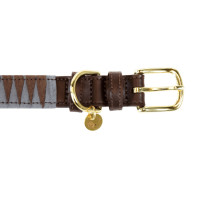 Halsband voor hond Driehoek Kentucky Bruin