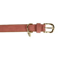Halsband voor hond Vegan Leather Kentucky Perzik Roze
