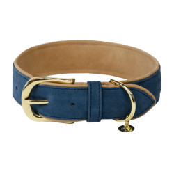 Halsband voor hond Vegan Leather Kentucky Marine Marineblauw Halsband voor hond Vegan Leather Kentucky Marine Marineblauw