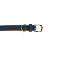 Halsband voor hond Vegan Leather Kentucky Marine Marineblauw