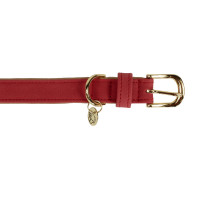 Halsband voor hond Vegan Leather Kentucky Rood