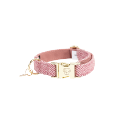 Hondenhalsband Wool Kentucky Lichtroze