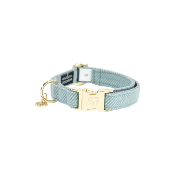 Hondenhalsband Wool Kentucky Lichtblauw